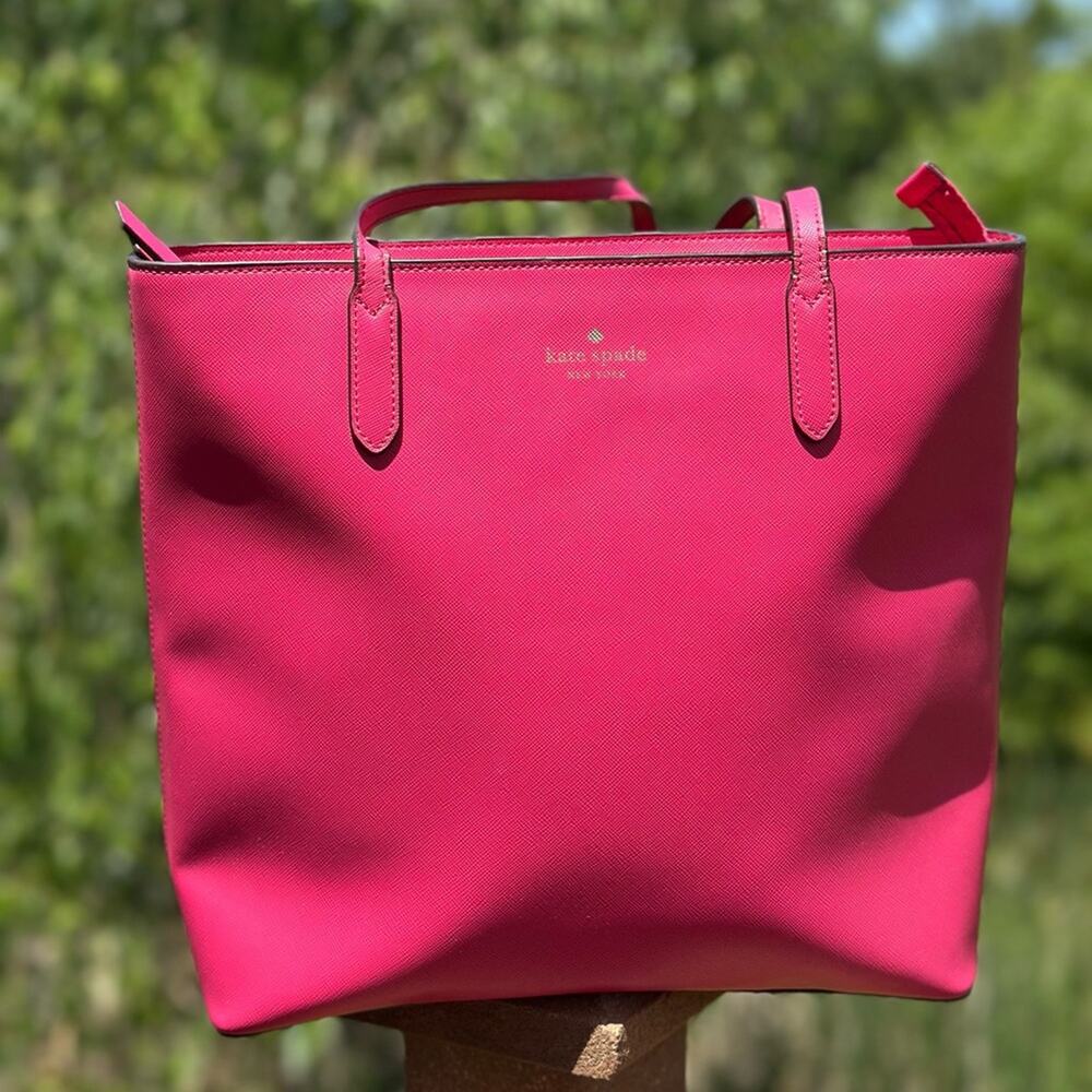 Kate Spade Pink Tote with Modern Silhouette - Picture 5 of 16